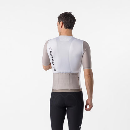 Maillot CASTELLI CORRETTO Mangas Cortas Marfil/Clay