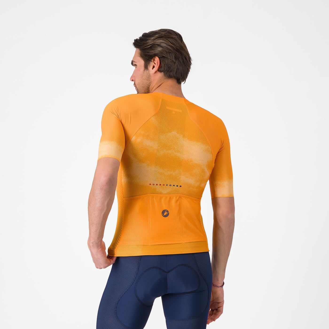 Maillot de manga corta CASTELLI CLIMBER'S A/C Naranja