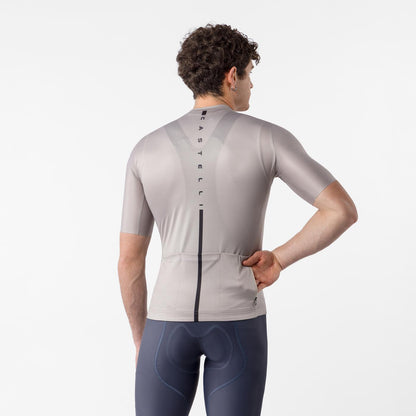Maillot CASTELLI DRITTONE LOGO Mangas Cortas Clay