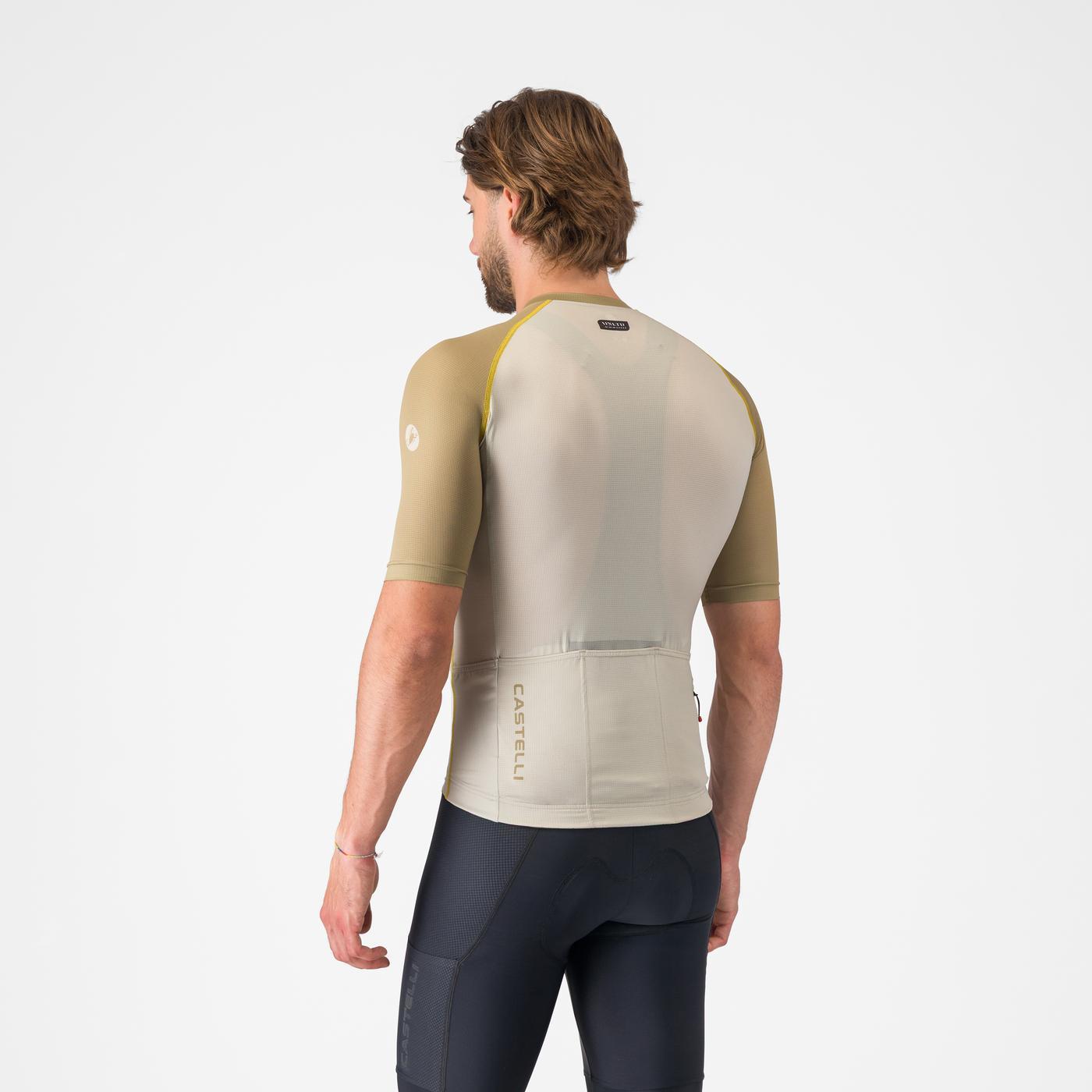 CASTELLI UNLIMITED ENDURANCE 3 JERSEY Maillot beige/caqui