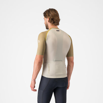 Maillot CASTELLI UNLIMITED ENDURANCE 3 Beige/Caqui