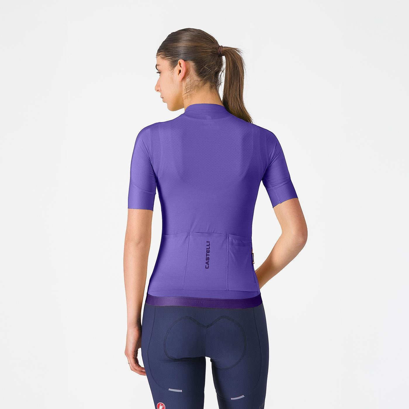 Maillot de manga corta CASTELLI ESPRESSO 2 Mujer Morado
