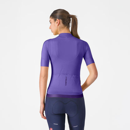 Maillot CASTELLI ESPRESSO 2 Mujer Mangas Cortas Violeta