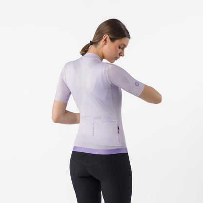 Maillot CASTELLI ESPRESSO 2 Mujer Mangas Cortas Purple Mist