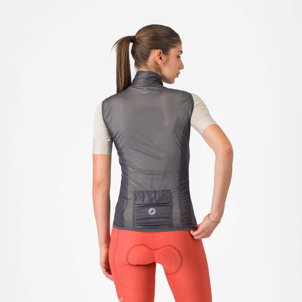 Chaleco CASTELLI ARIA 2 para mujer gris oscuro 2026
