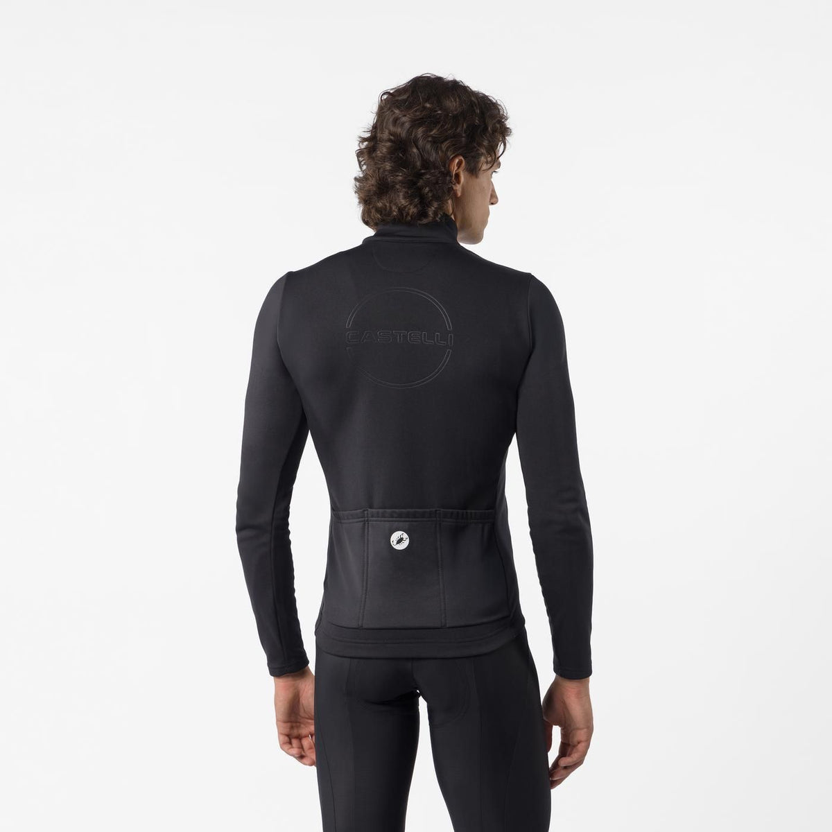 Maillot CASTELLI COMPETIZIONE THERMAL Mangas Largas Negro