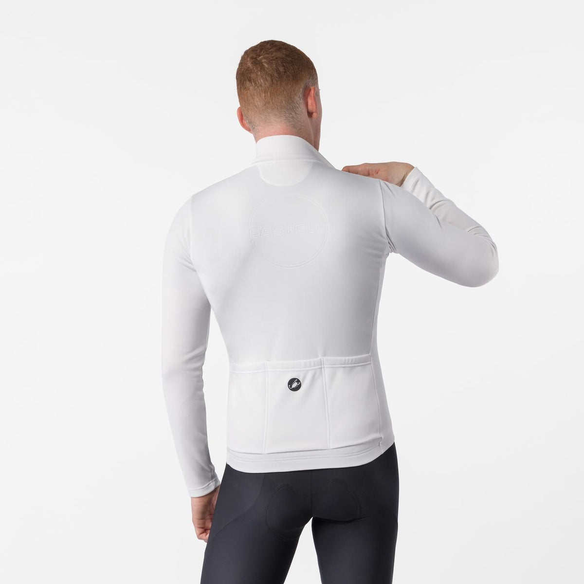 Maillot CASTELLI COMPETIZIONE THERMAL Mangas Largas Marfil