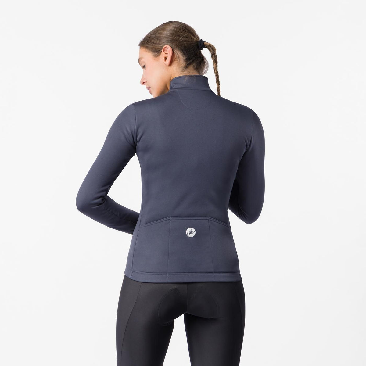 Maillot CASTELLI SINERGIA 3 FZ Mangas Largas Mujer Azul