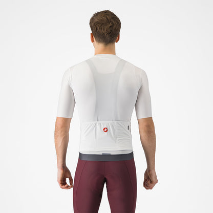 Maillot CASTELLI ESPRESSO Mangas Cortas Blanco