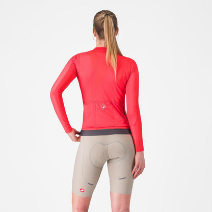 Culote Corto con Tirantes CASTELLI ESPRESSO W DT Mujer Beige