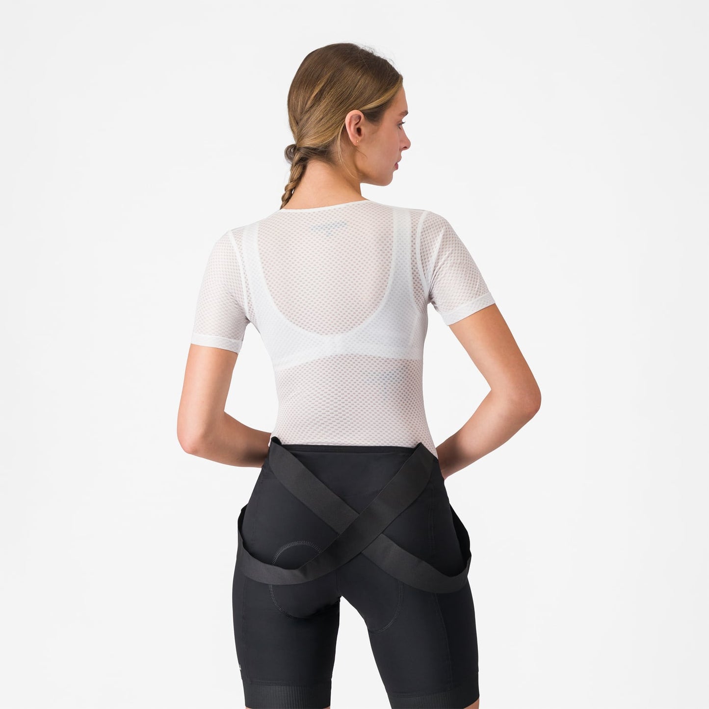 CASTELLI PRO MESH Ropa interior femenina de manga corta Blanco