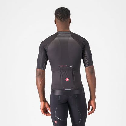 Maillot CASTELLI AERO RACE 8S Mangas Cortas Negro