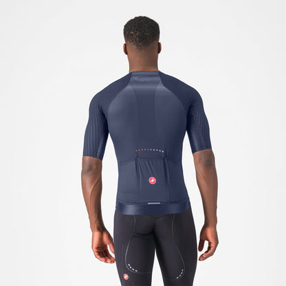Maillot CASTELLI AERO RACE 8S Manga Corta Marino