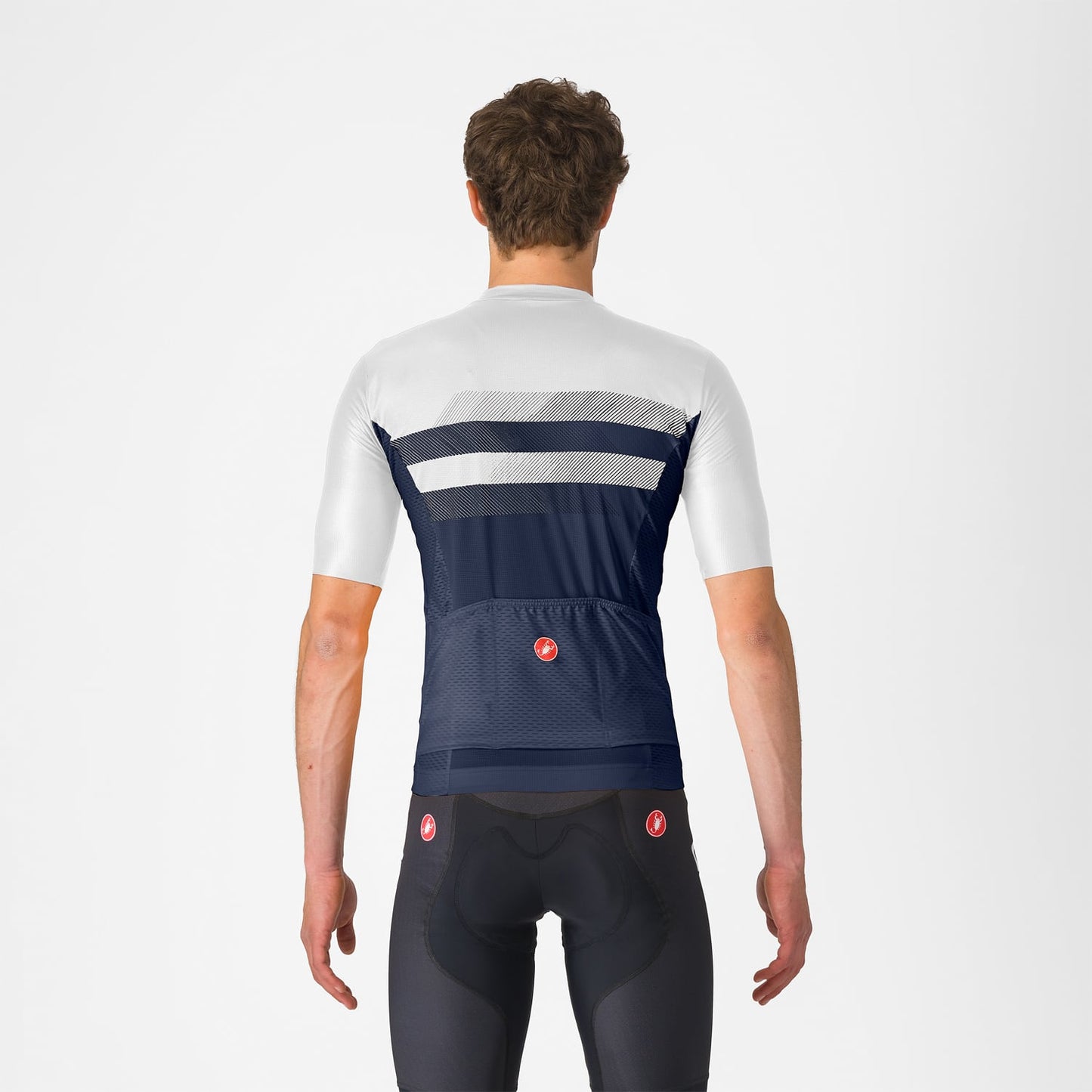 CASTELLI SIMBOLO Maillot manga corta Azul/Blanco