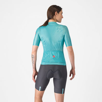 Culotte Corto con Tirantes CASTELLI PRIMA 2 DT Mujer Gris Oscuro