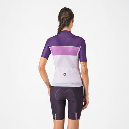 Culotte Corto con Tirantes CASTELLI PRIMA 2 DT Mujer Morado Oscuro