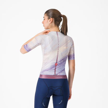 Maillot CASTELLI AERO PRO 8S Mujer Mangas Cortas Multicolor