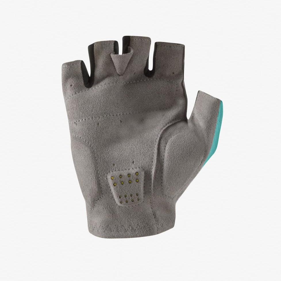 CASTELLI ESPRESSO Guantes cortos de mujer Turquesa