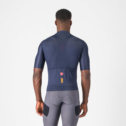 Maillot CASTELLI UNLIMITED ENTRATA 3 Mangas Cortas Marino