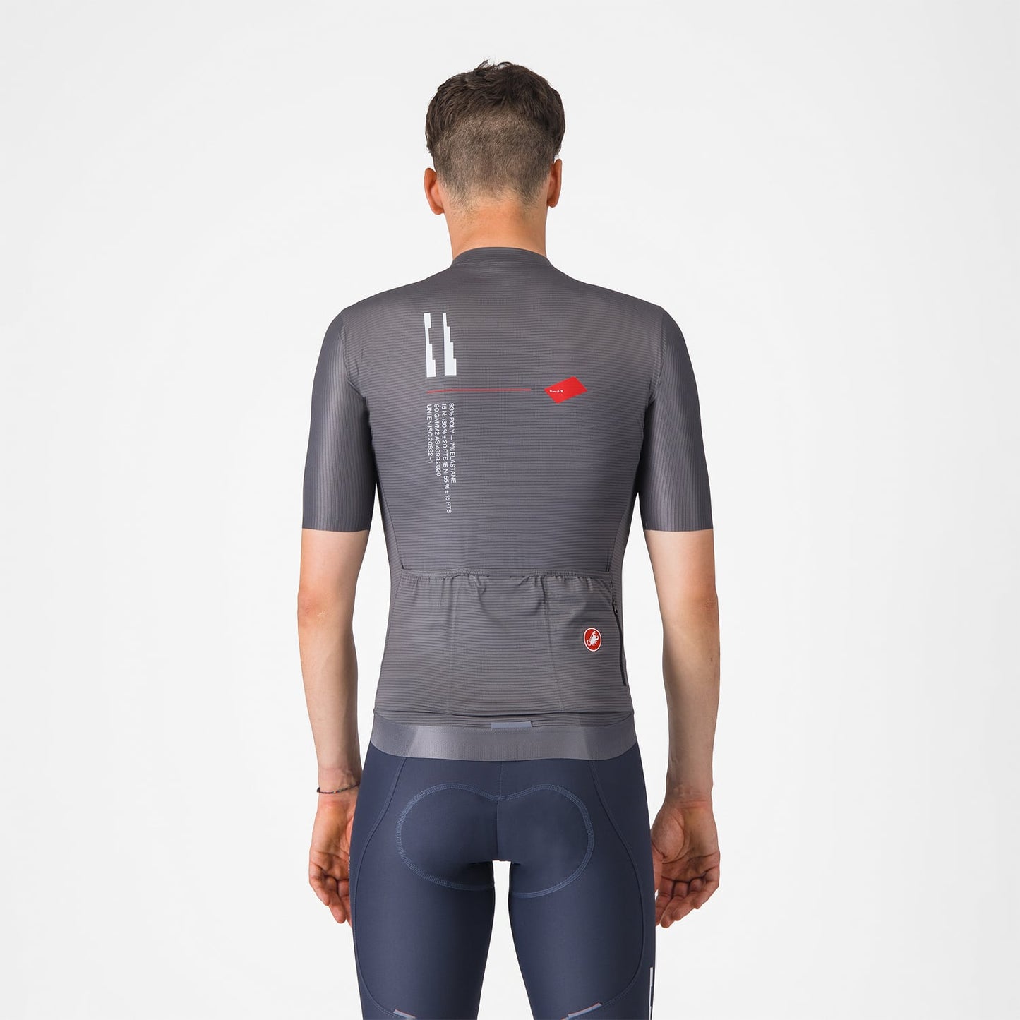 CASTELLI ESPRESSO R--A/D Maillot manga corta Gris humo