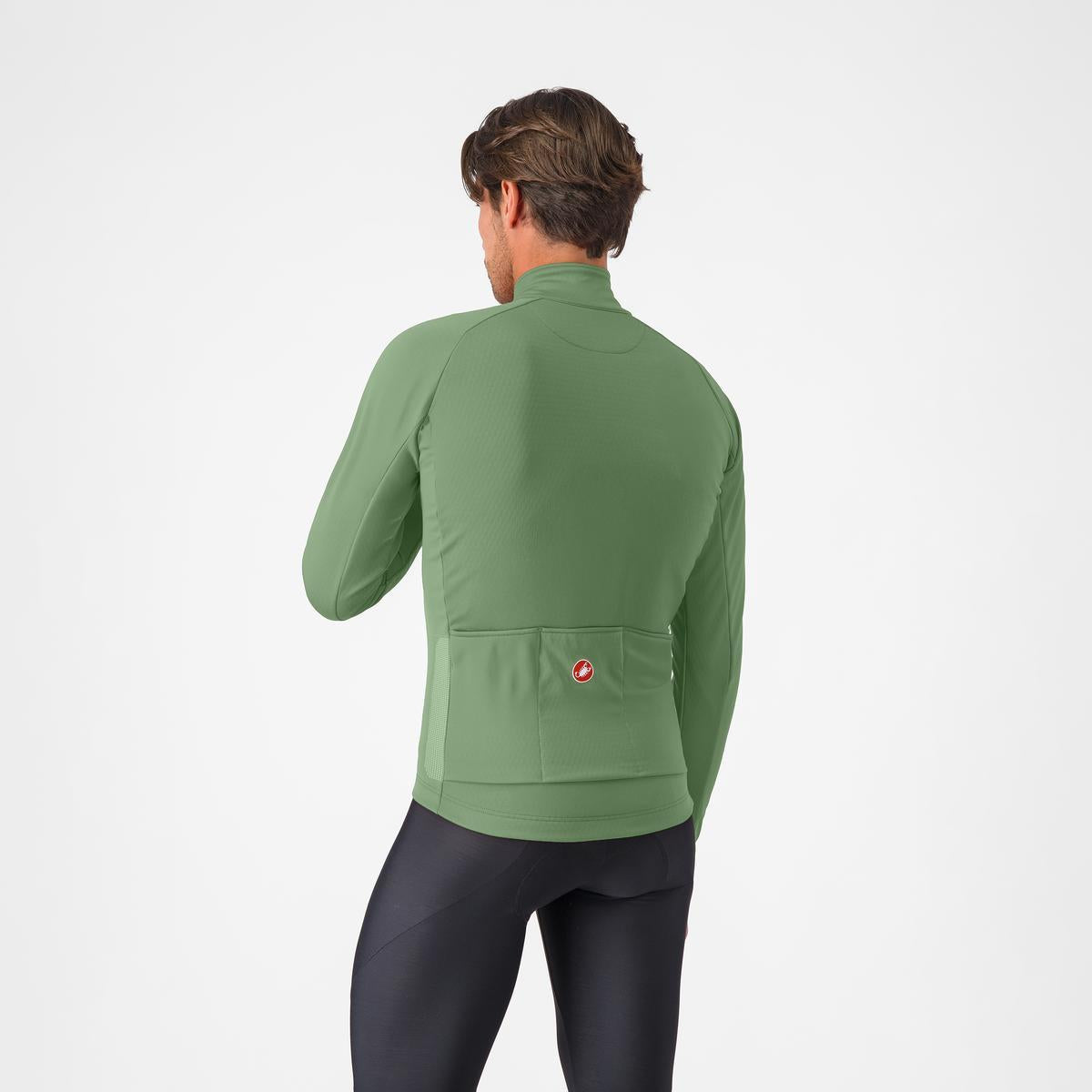 CASTELLI ESPRESSO THERMAL Maillot de manga larga Verde