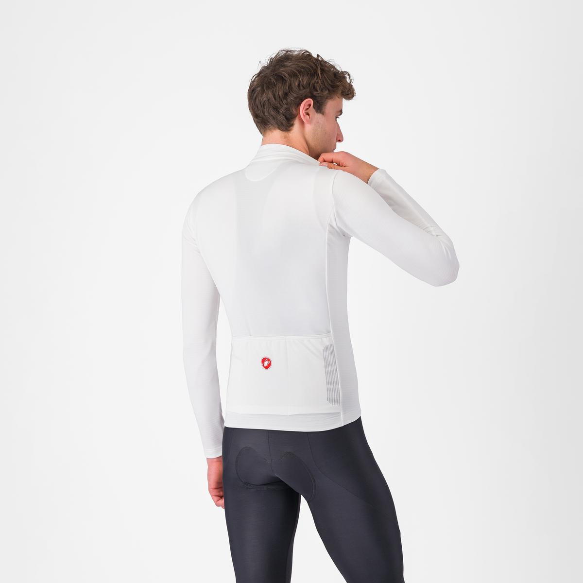 CASTELLI PURO 4 Jersey manga larga marfil
