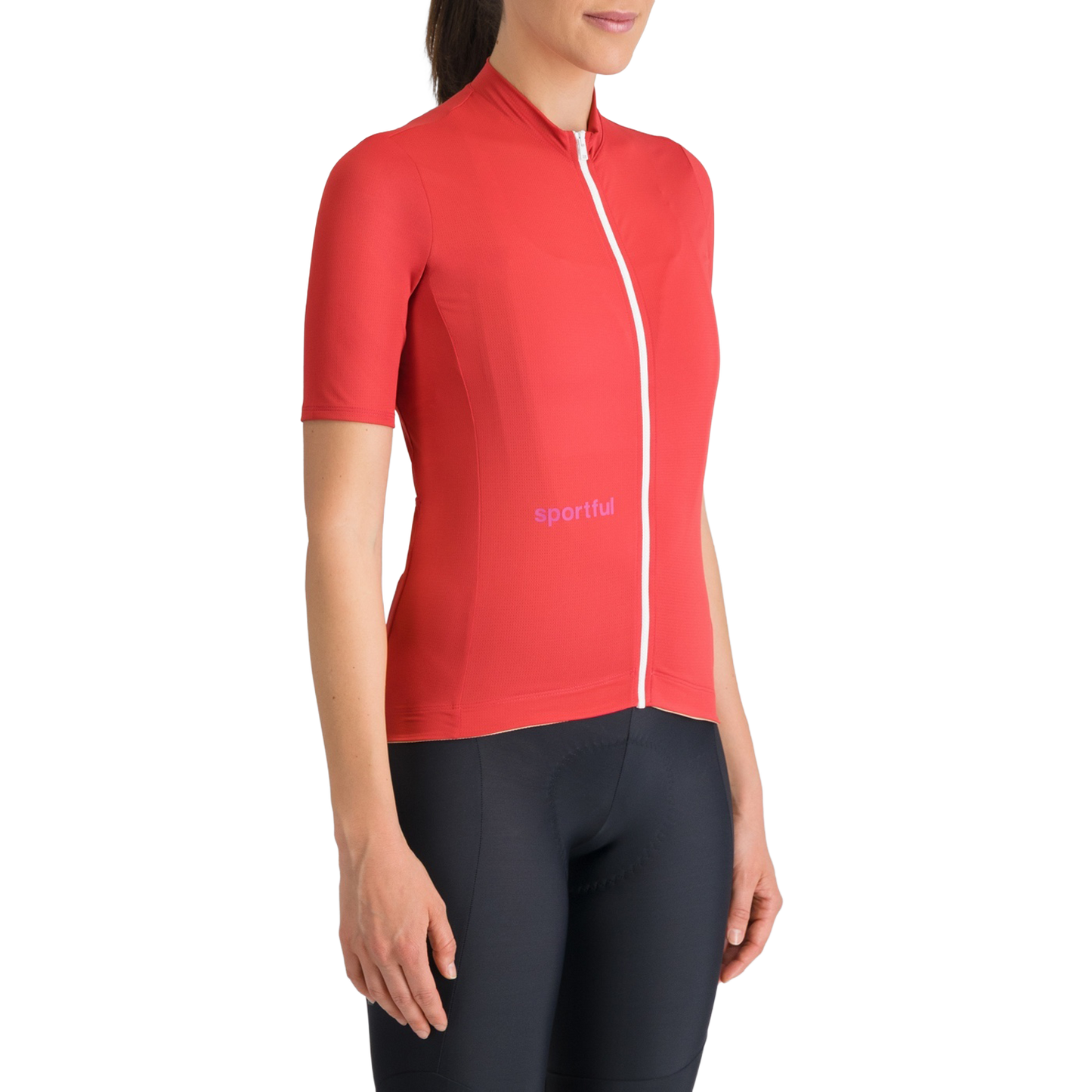 Maillot de manga corta SPORTFUL CLASSIC para mujer Rojo
