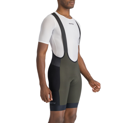 Culote Corto con Tirantes SPORTFUL SUPERGIARA 2 Caqui/Negro