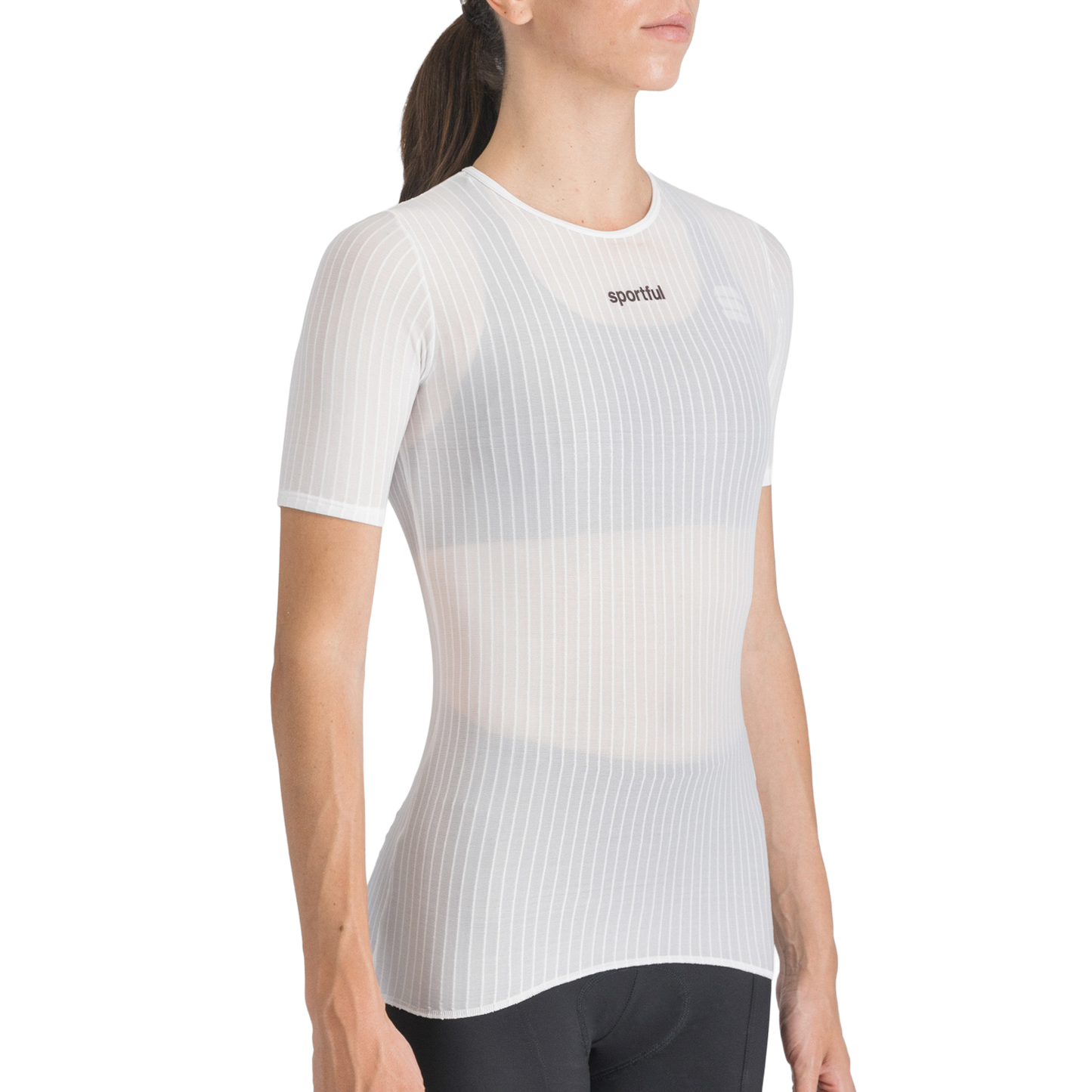 Ropa Interior Mujer SPORTFUL PRO Manga Corta Blanco