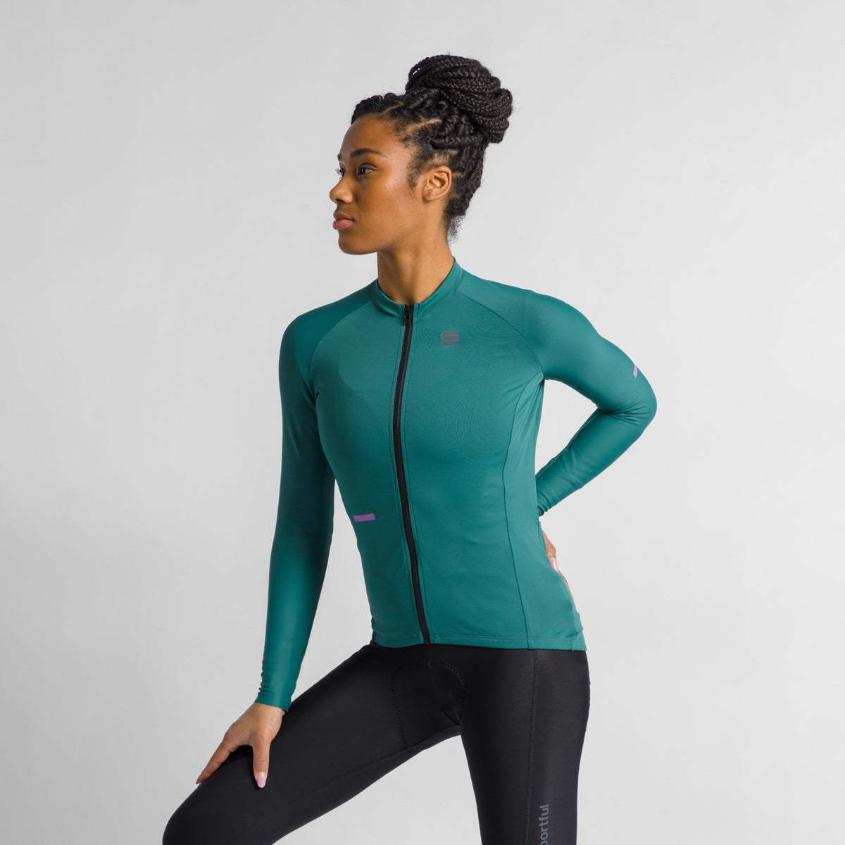 Maillot SPORTFUL SUPERNOVA de mujer de manga larga verde