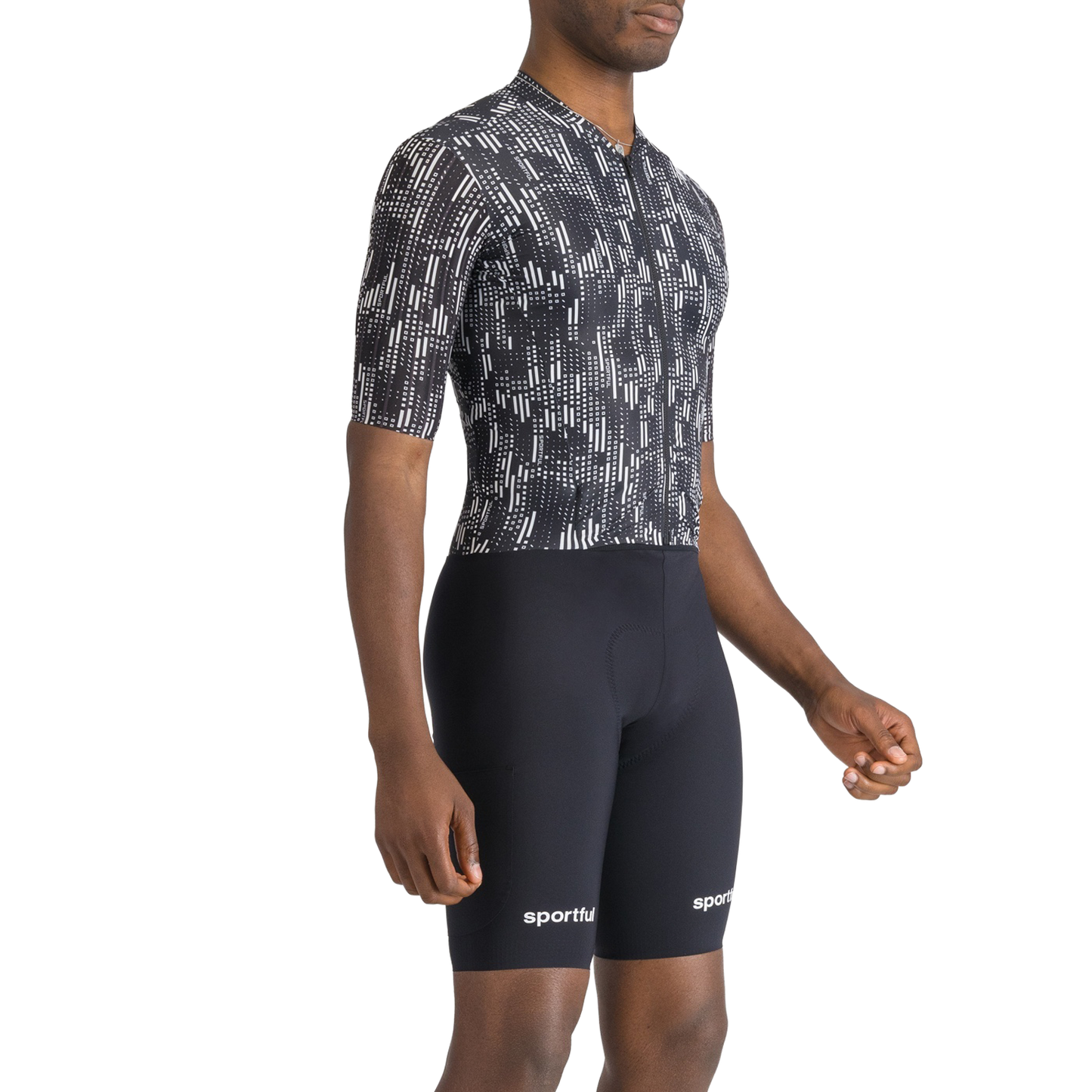 SPORTFUL G-SUIT Manga Corta Negro/Blanco