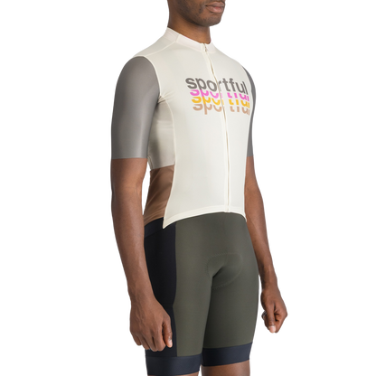 Maillot SPORTFUL SUPERGIARA 2 LOGO Mangas Cortas Crema