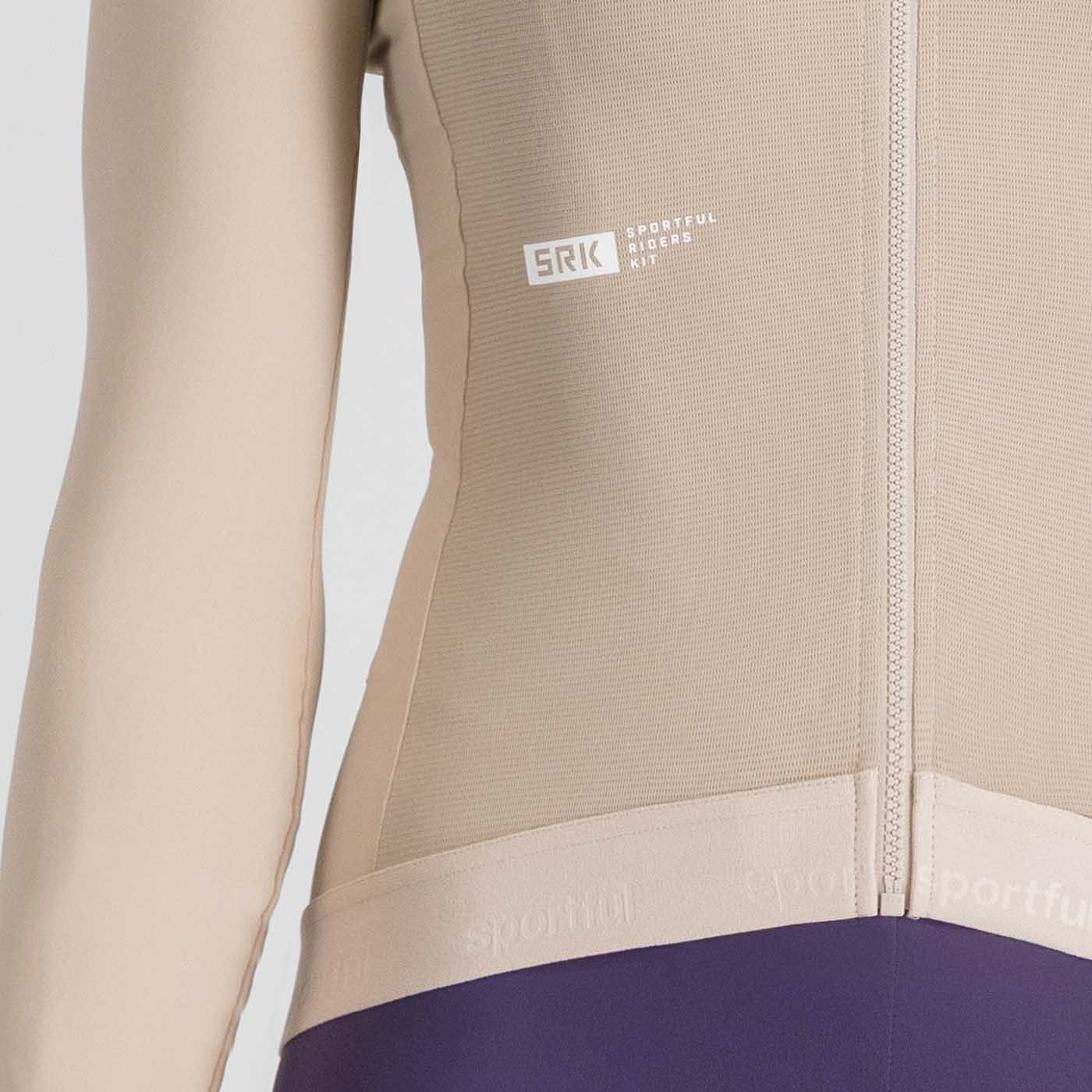 SPORTFUL SRK Maillot de manga larga para mujer Beige