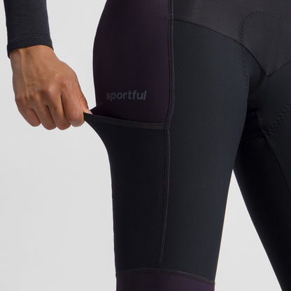 Culotte Largo con Tirantes SPORTFUL SUPERGIARA 2 Mujer Violeta/Negro