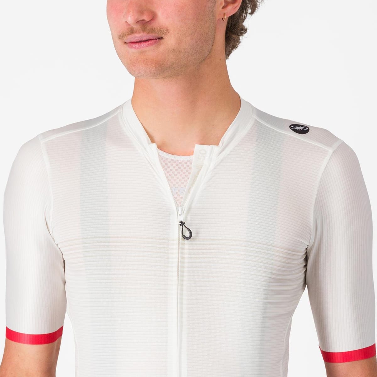 CASTELLI ESPRESSO 50 ANIVERSARIO Maillot Manga Corta Blanco