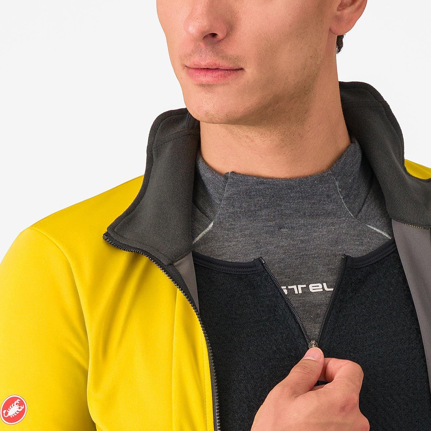 CASTELLI ALPHA 150 Chaqueta Mango Mojito/Negro