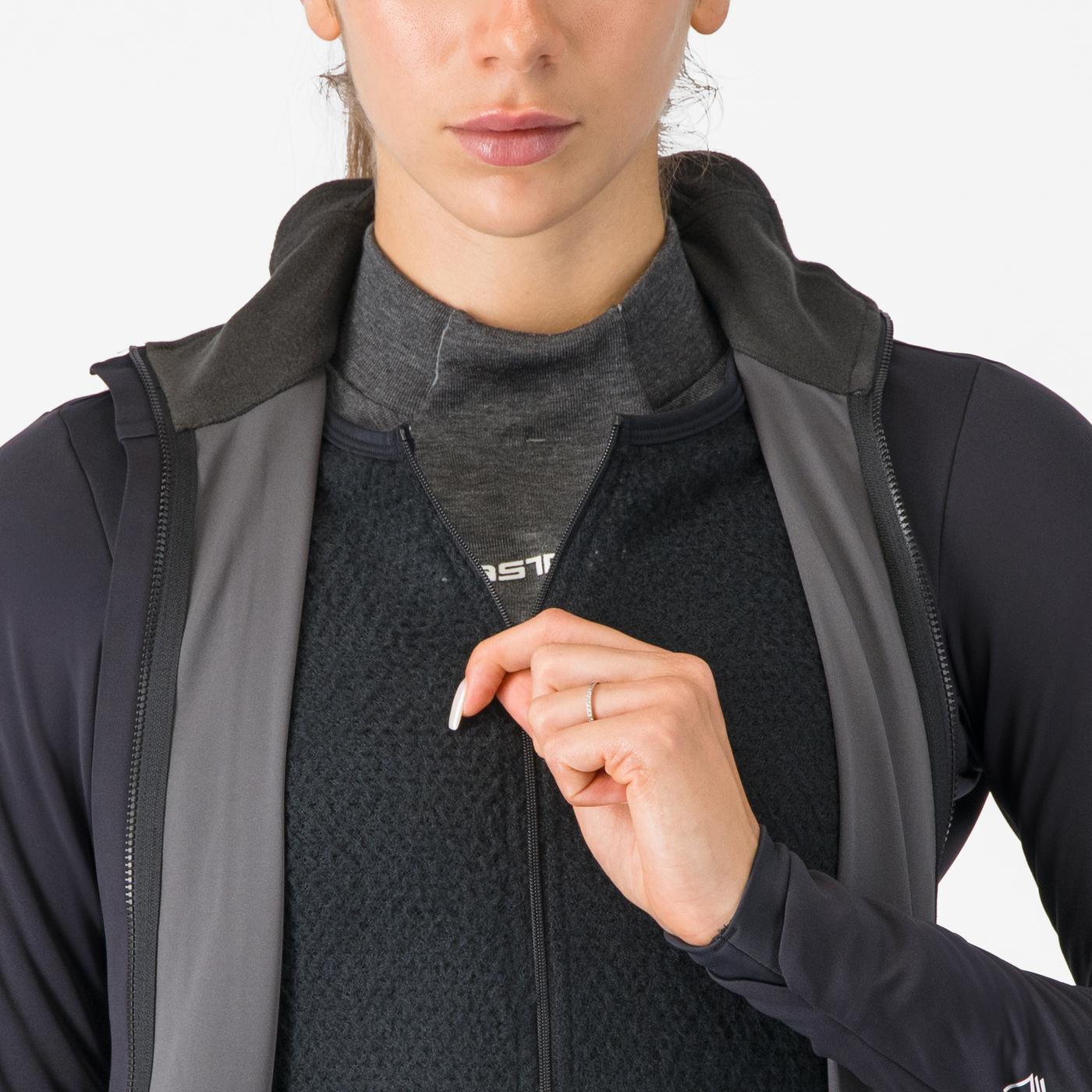 CASTELLI ALPHA 150 Chaqueta para mujer Negro