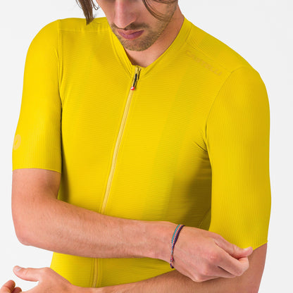 Maillot CASTELLI ESPRESSO 2 Mangas Cortas Amarillo