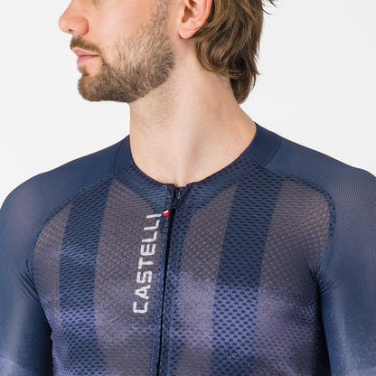 Maillot CASTELLI CLIMBER'S A/C Mangas Cortas Azul Marino