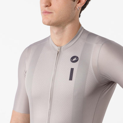 Maillot CASTELLI DRITTONE LOGO Mangas Cortas Clay