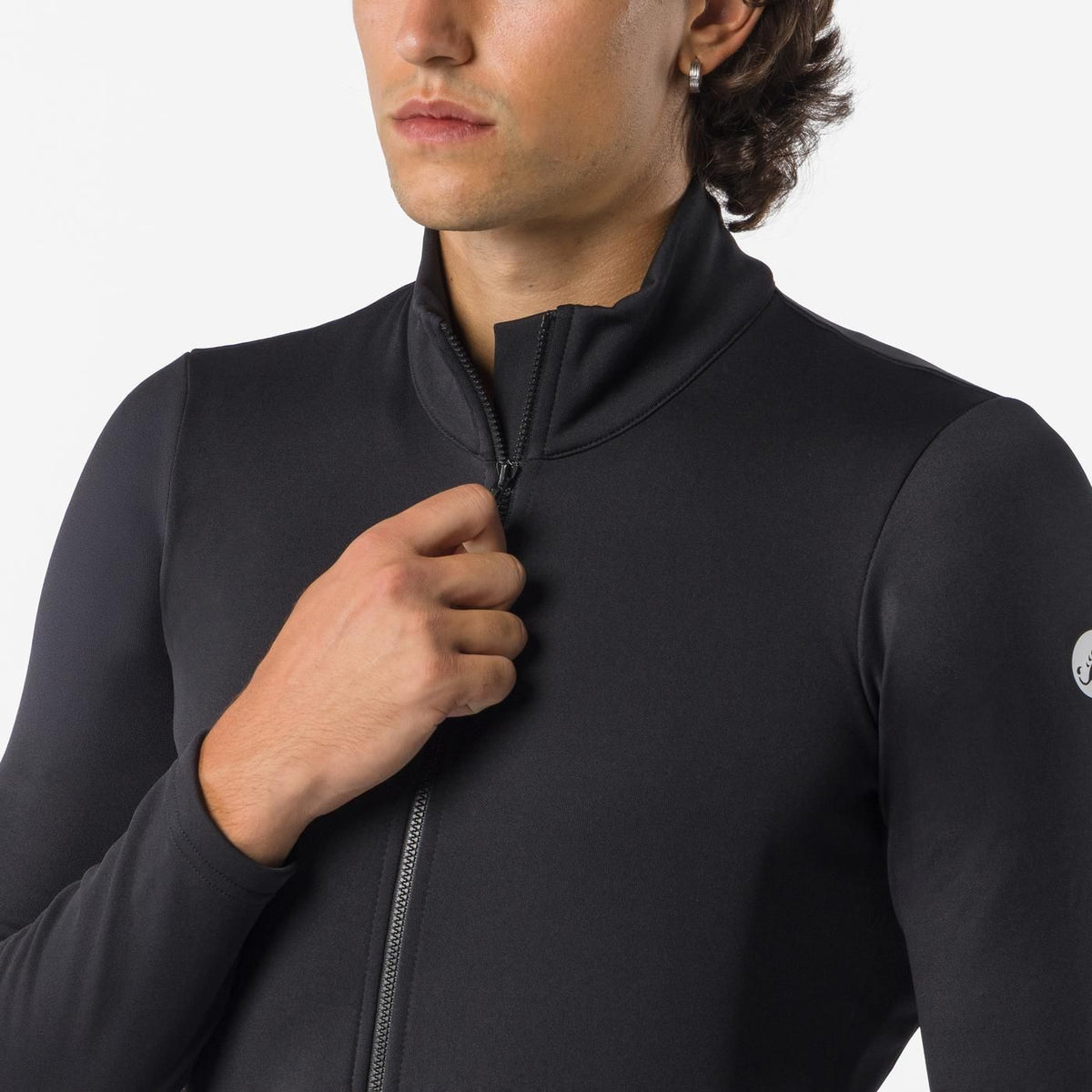 Maillot CASTELLI COMPETIZIONE THERMAL Mangas Largas Negro