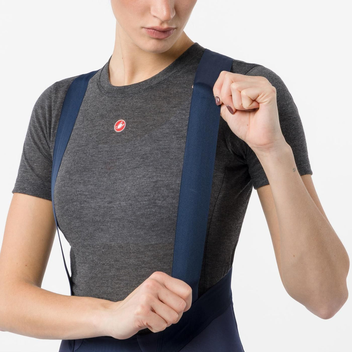 Culotte Largo con Tirantes CASTELLI ESPRESSO 2 DT Mujer Azul