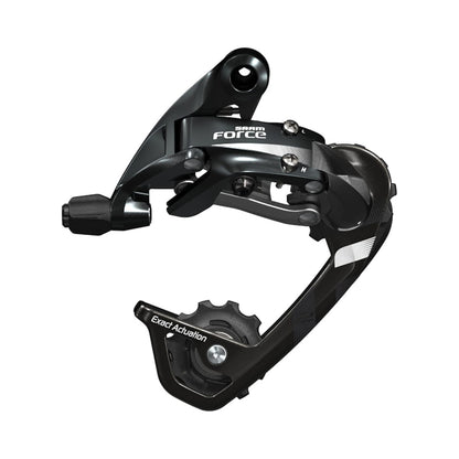 Cambio trasero SRAM FORCE 22 de 11 velocidades con pata media – vista del producto sobre fondo blanco
