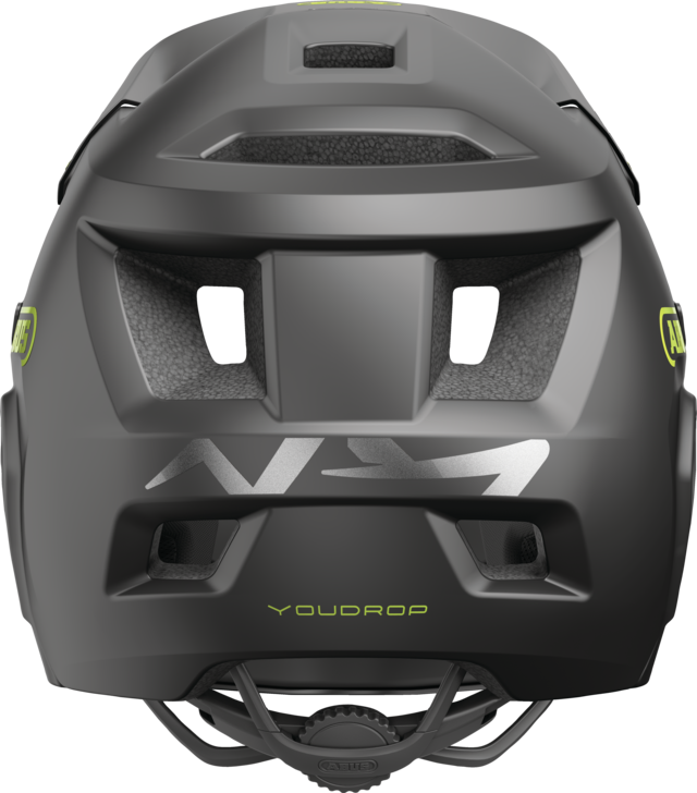 Casco de BTT ABUS YOUDROP FF Junior Velvet Negro
