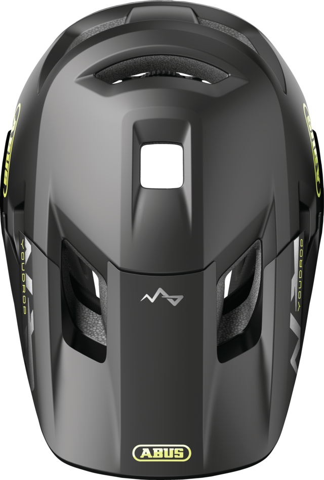 Casco de BTT ABUS YOUDROP FF Junior Velvet Negro