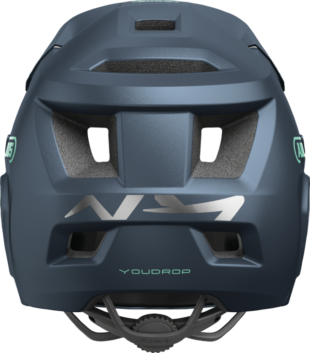 Casco de BTT ABUS YOUDROP FF Junior Midnight Azul