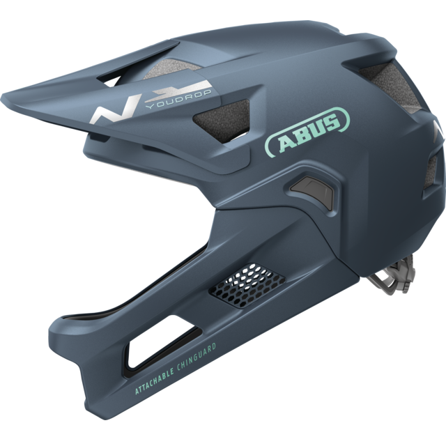 Casco de BTT ABUS YOUDROP FF Junior Midnight Azul