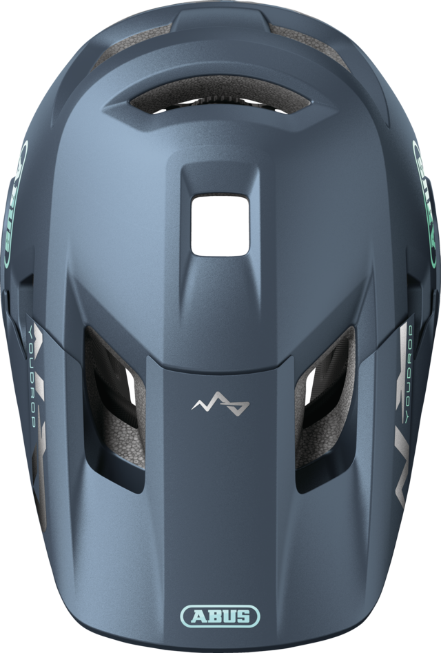 Casco de BTT ABUS YOUDROP FF Junior Midnight Azul