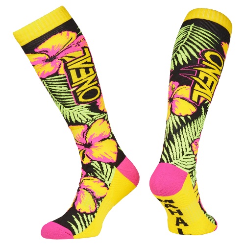 Calcetines O'NEAL PRO MX ISLAND Rosa/Verde/Amarillo