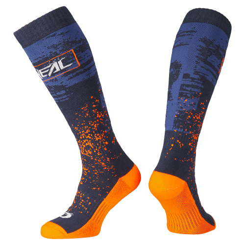 Calcetines O'NEAL PRO MX PAINT Azul/Naranja